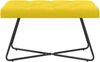 vidaXL Bank mit Knopfheftung Helles Gelb 80 x 40 x 46 cm Stoff 42038367 Bild 2