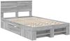 vidaXL Bettrahmen Graues Sonoma 120 x 200 cm Holzwerkstoff 3408779 Bild 4