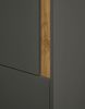 Aktenschrank Set Center in grau matt und Eiche Wotan 120 x 200 cm Bild 3