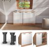 Küchenschrank für Dachschrägen R-Line Weiß Landhaus 80 cm mit 2 Türen Vicco Bild 5