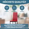 Albatros Esszimmerstühle MILANO 4er Set, Rot - Polsterstuhl mit Kunstleder-Bezug, Modernes Stilvolles Design am Esstisch - Küchenstuhl oder Stuhl Esszimmer mit hoher Belastbarkeit bis 110kg Bild 3