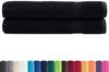 vidaXL Premium-Saunatücher SOLUND 2 Stk. Schwarz 80x200 cm 600 g/m² 137434 Bild 2