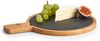6 Servierplatten, Schiefer mit Bambusbrett - 29,5 x 22cm Bild 2
