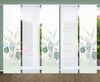 HOME WOHNIDEEN Schiebegardine 84096 ABANIO Schiebegardine rec. Polyester, 245x60 cm, halbtransparent (5 St), Paneelwagen, transparent, Polyester (recycelt) Polyester Bild 5