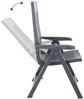 vidaXL Verstellbare Gartenstühle 2 Stk. Kunststoff Anthrazit 48761 Bild 5