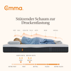 Emma '25 Flip' Schaummatratze, 200x200 cm, 100% Polyester, Weiß Bild 5
