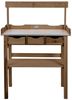 Esschert Design Pflanztisch mit Schublade und Ablage Braun 433900 Bild 2