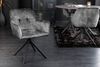 riess-ambiente Esszimmerstuhl LOFT dunkelgrau / schwarz (Einzelartikel, 1 St), Küche · Samt · Metall · 180° drehbar · Industrial Bild 3
