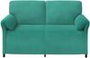 vidaXL 2-Sitzer Sofa Türkis 158 x 83 x 95 cm Samt 42033963 Bild 3