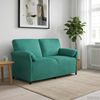 vidaXL 2-Sitzer Sofa Türkis 158 x 83 x 95 cm Samt 42033963 Bild 1