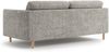 Micadoni Sofa Eden 3-Sitzer Strukturierter Stoff Beige Melange Bild 3
