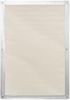 Dachfensterrollo Haftfix Hitzeschutz Abdunkelung, LICHTBLICK ORIGINAL, verdunkelnd, ohne Bohren, verspannt, Haftfix, mit Thermobeschichtung, mit Saugnapf, Beige, B94 x H96 cm Bild 2