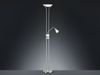 Vornehme 22,5 Watt LED Standleuchte in Nickel matt Bild 3