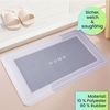 shop'n smile ideoon Badematte Anti-Rutsch-Badezimmermatte 60x40 cm Saugfähiger Badvorleger Dusche, Rutschfeste Unterseite, Extrem saugfähig, rutschfest, schmutzabweisend, schnelltrocknend, Polyester, Gummi, Rutschfeste Gummi-Unterseite & extrem saugfäh... Bild 3