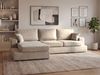 GRAINGOLD Ecksofa Nesto, Couch L-Form fürs Wohnzimmer, Modern Stil, Chenille-Stoff, Beige, Links Bild 3
