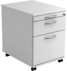 Rollcontainer AC20 58cm, 1 Schub, 1 HR, Schloss, BM Weiss Bild 2