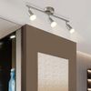 Nettlife Deckenstrahler 1/2/3/4/6 Flammig Wand Modern Deckenleuchte, Schwenkbar 350°, LED wechselbar, Wohnzimmer Flur Schlafzimmer Bild 3
