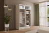 ALTDECOR Schiebetürenschrank PEKA3 Vielseitiger Schwebetürenschrank Lacobel LED Beleuchtung Bild 3