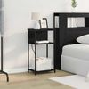 vidaXL Nachttisch Schwarz Eichen-Optik 41 x 28 x 76 cm Holzwerkstoff 859575 Bild 5