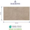 BARBONS Badetücher Duschtücher Set, Handtücher 4-tlg 70x140cm Badetuch, Handtuch, (4-St), Walkfrottee, 100% Baumwolle, saugstark, weich Bild 3