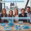 SÄNGER Steingut Schalen Bombay Saphir 4 teilig Bild 5