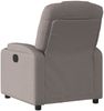 vidaXL Relaxsessel Taupe Stoff 372373 Bild 5