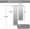 Sunicol Gardine Extra Lange Vorhänge, Verdunkelungsvorhang mit Ösen für Große Fenster (2 St), Thermische Isolierung, für Wohnzimmer Schlafzimmer Bild 4