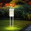 LED Außen-Stehleuchte, Alu, weiß, H 65 cm Bild 2