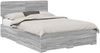 vidaXL Bettrahmen Graues Sonoma 140 x 200 cm Holzwerkstoff 3412369 Bild 2