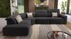 Sofanella Wohnlandschaft LENOLA Stoffgarnitur Sofalandschaft Ecksofa in Cognac XL: 332 Breite x 109 Tiefe Bild 5