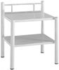 Dico Metall Nachttisch Beistelltisch mit 2 Metallablagen Bild 1