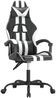 vidaXL Gaming-Stuhl Schwarz und Weiß Kunstleder 3143823 Bild 2