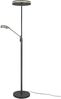 Großer LED Deckenfluter FRANKLIN mit Lesearm, Höhe 181cm, Anthrazit Bild 2