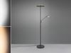 Großer LED Deckenfluter FRANKLIN mit Lesearm, Höhe 181cm, Anthrazit Bild 5