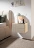 Nachtkommode >TABONI< 2 Schubladen, Wandmontage, Kaschmir - 42x28x30cm (BxHxT) Bild 2