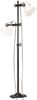 vidaXL Stehlampe 2-flammig Weiß E27 Gusseisen 320586 Bild 2