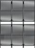 vidaXL Paravent 3-tlg. Schwarz Poly Rattan 365388 Bild 5
