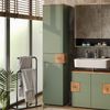 Hochschrank Eden Grün/Artisan 40 x 184.2 cm mit 2 Türen & 1 Schublade Vicco Bild 5