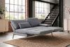 KAWOLA Funktionssofa HOLLY 2-Sitzer Stoff grau 90 x 92 x 176 cm Bild 5
