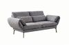KAWOLA Funktionssofa HOLLY 2-Sitzer Stoff grau 90 x 92 x 176 cm Bild 3
