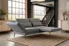 KAWOLA Funktionssofa HOLLY 2-Sitzer Stoff grau 90 x 92 x 176 cm Bild 4