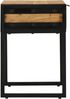 vidaXL Nachttisch Braun 40 x 35 x 50 cm Massivholz Akazie und Metall 374105 Bild 5