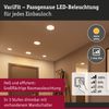 Paulmann No. 93052 LED Einbaupanel Areo VariFit Chrom IP44 3-Stufen-dimmbar 230mm 3000K Bild 2