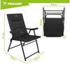 Trizand Campingstuhl Klapp-Angelstuhl Strandstuhl (Spar-Set, 1 St), Verstärkungsstreifen am Sitz sorgt für maximale Stabilität Bild 2