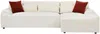 Vente-unique - OVILIO Sofa Stoff Beige - B 151 cm x H 80 cm x L 293 cm Bild 2