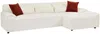 Vente-unique - OVILIO Sofa Stoff Beige - B 151 cm x H 80 cm x L 293 cm Bild 3
