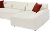 Vente-unique - OVILIO Sofa Stoff Beige - B 151 cm x H 80 cm x L 293 cm Bild 4