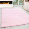 Hochflor Teppich Lux rechteckig - 200x290 cm - Rosa Bild 2
