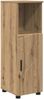 vidaXL Badezimmerschrank mit Speicher Artisan-Eiche 30 x 35 x 95 cm 883323 Bild 2