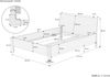 Metallfreies Doppelbett Holzbett Zirbe massiv 140x200 mit wählbarem Zubehör V-60.95-14Rollrost inkl. Bild 3